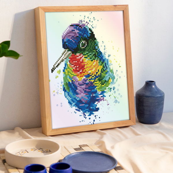 Dotz Diamond Dotz Rainbow Feathers - 10.6" X 8.7"