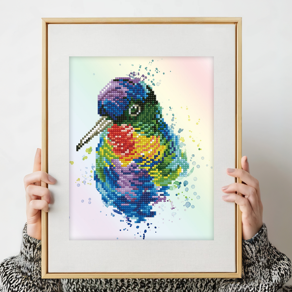 Dotz Diamond Dotz Rainbow Feathers - 10.6" X 8.7"