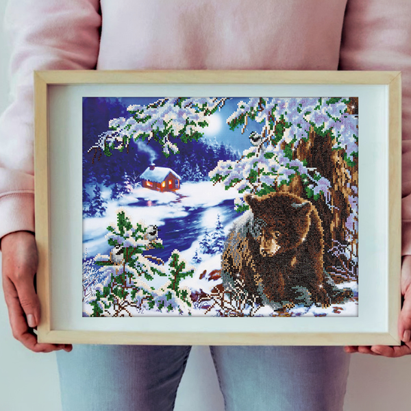 Dotz Diamond Dotz Rambling Bear - 20.5" X 16.5"