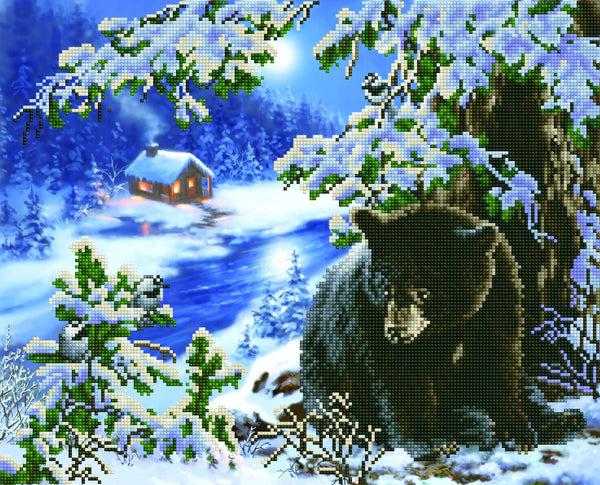 dotz Diamond Dotz Rambling Bear - 20.5" x 16.5"