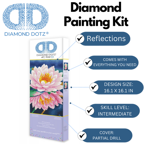 Dotz Diamond Dotz Reflections - 16.1" X 16.1"