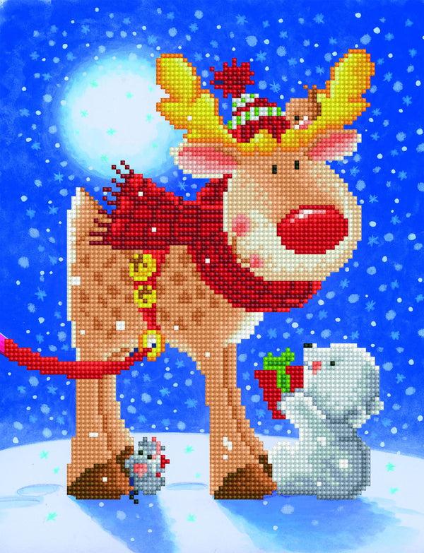 dotz Diamond Dotz Reindeer Gift - 10.6" x 13.8"