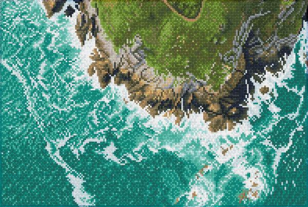 dotz Diamond Dotz Rocky Coast - 20.5" x 13.8"