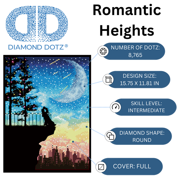 Dotz Diamond Dotz Romantic Heights - 11.8" X 15.8"