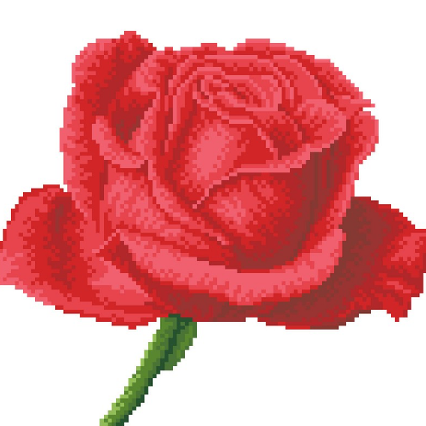 Dotz Diamond Dotz Rose Bud - 12.0" X 12.0"