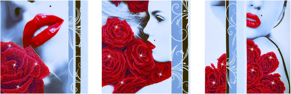 dotz Diamond Dotz Rose Romance - 55.9" x 18.5"