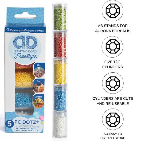 Dotz Diamond Dotz Sampler Pack - AB