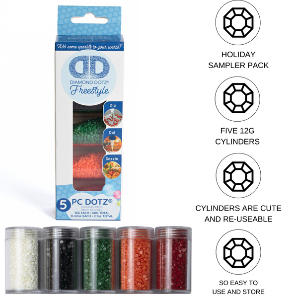 Dotz Diamond Dotz Sampler Pack - Holiday