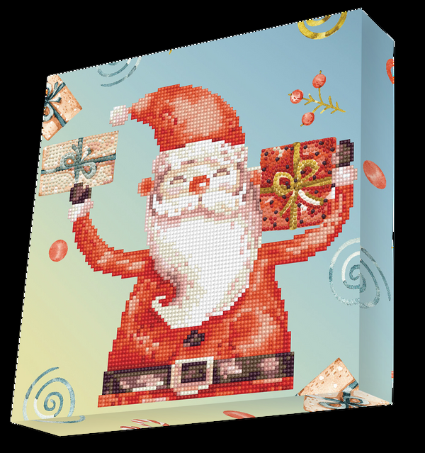 Dotz Diamond Dotz Santa Cheer - 11.0" X 11.0"