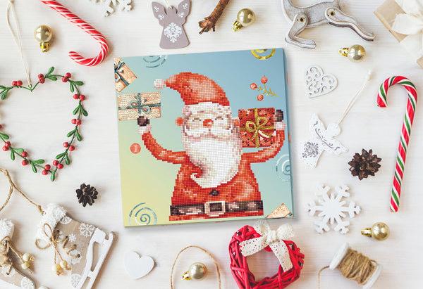 Dotz Diamond Dotz Santa Cheer - 11.0" X 11.0"