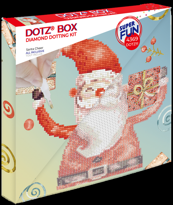 Dotz Diamond Dotz Santa Cheer - 11.0" X 11.0"
