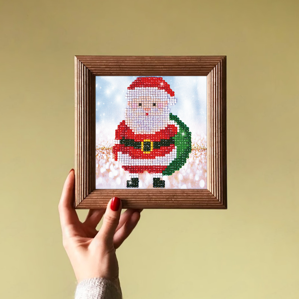 Dotz Diamond Dotz Santa Claus Sack - 5.3" X 5.3"