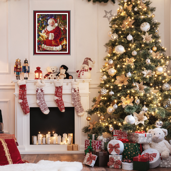 Dotz Diamond Dotz Santa's List - 22.4" X 28.4"