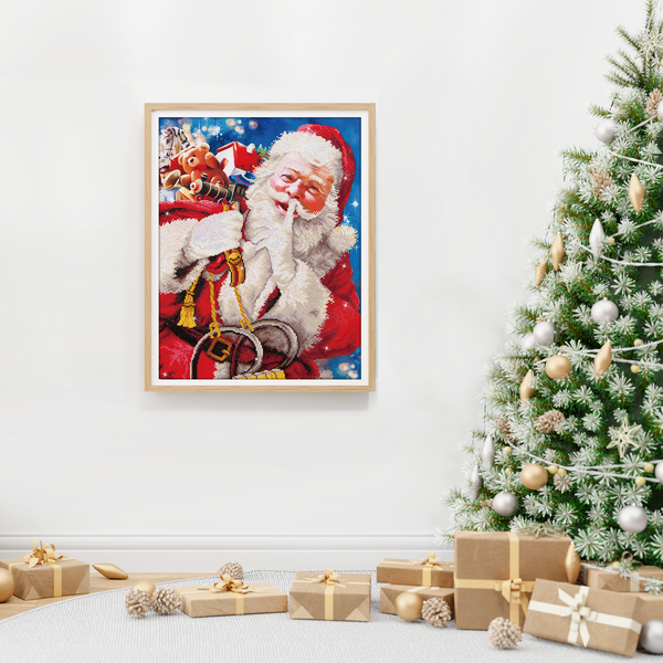 Dotz Diamond Dotz Santa's Secret - 22.4" X 32.3"