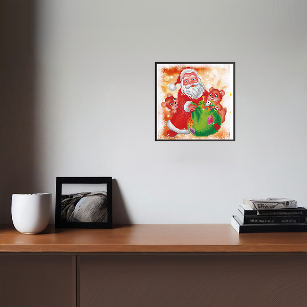 Dotz Diamond Dotz Santa & Teddies - 9.1" X 9.8"