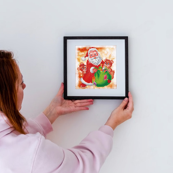 Dotz Diamond Dotz Santa & Teddies - 9.1" X 9.8"