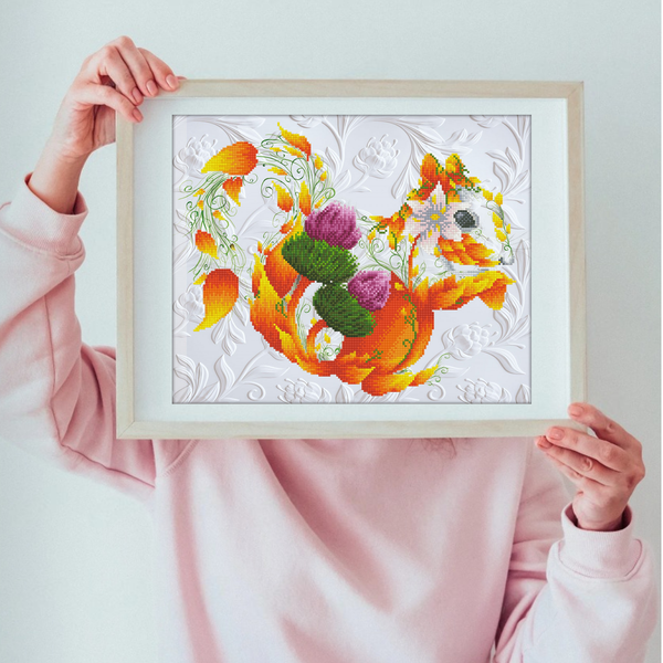 Dotz Diamond Dotz Scotch Squirrel - 20.5" X 16.5"