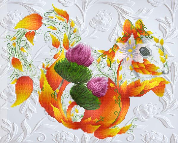 dotz Diamond Dotz Scotch Squirrel - 20.5" x 16.5"