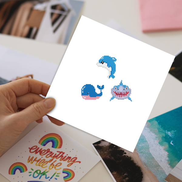 Dotz Diamond Dotz Sea - DOTZIES Stickers Kit