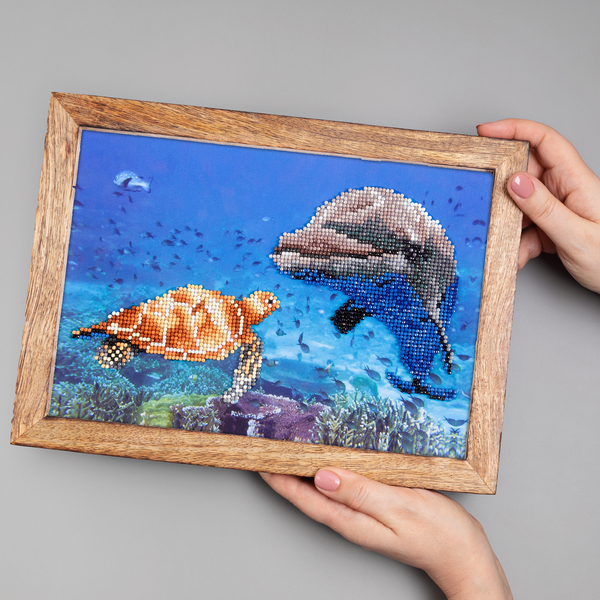 Dotz Diamond Dotz Sea Frolic - 11.8" X 7.9"