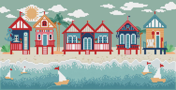 dotz Diamond Dotz Seaside Days - 20.9" x 10.6"