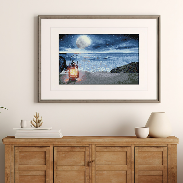 Dotz Diamond Dotz Seaside Vigil - 20.5" X 13.0"