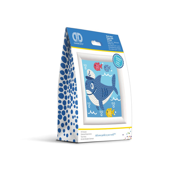 Dotz Diamond Dotz Shark Ahoy Framed Kit - 4.0" X 4.0"