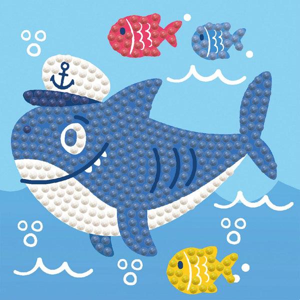 dotz Diamond Dotz Shark Ahoy Framed Kit - 4.0" x 4.0"