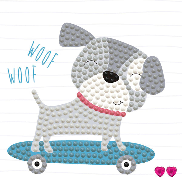 dotz Diamond Dotz Skate & Woof Framed Kit - 4.0" x 4.0"