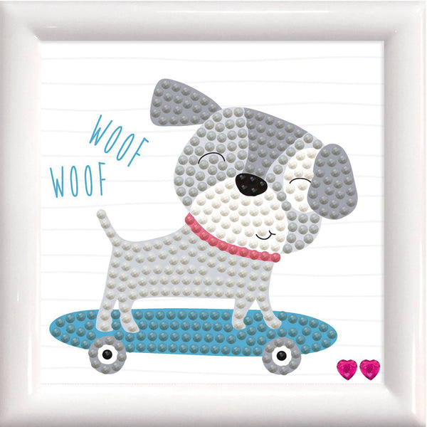 Dotz Diamond Dotz Skate & Woof Framed Kit - 4.0" X 4.0"