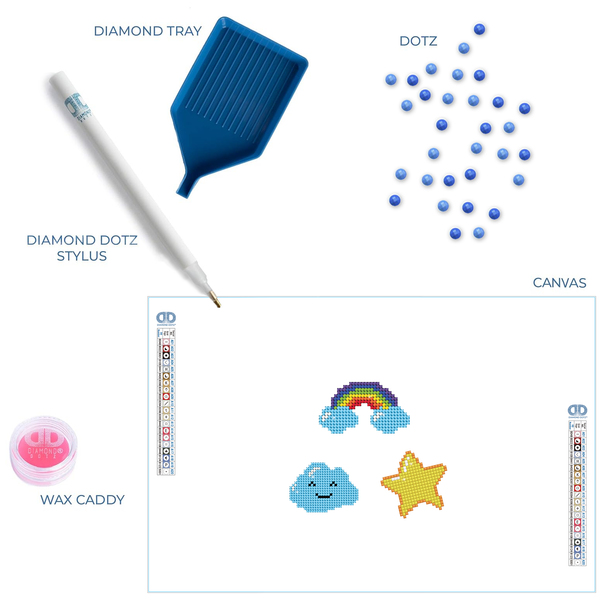 Dotz Diamond Dotz Sky - DOTZIES Stickers Kit