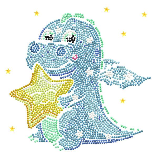 Dotz Diamond Dotz Sleepy Time Dragon - 8.7" X 8.7"