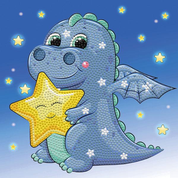 Dotz Diamond Dotz Sleepy Time Dragon - 8.7" X 8.7"