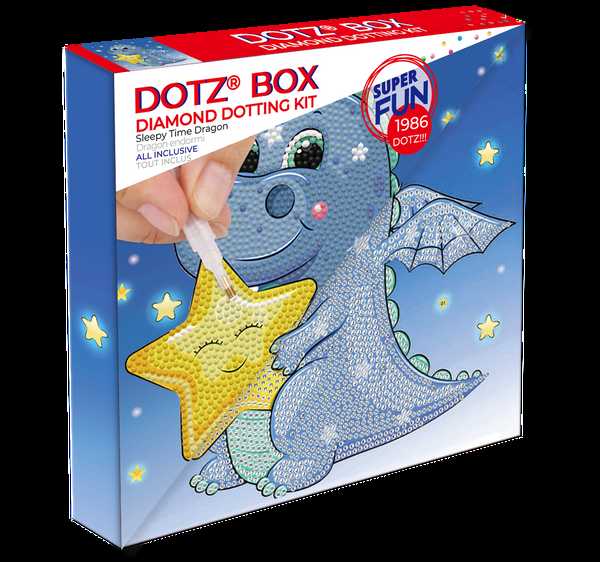 dotz Diamond Dotz Sleepy Time Dragon - 8.7" x 8.7"
