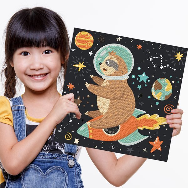 Dotz Diamond Dotz Sloth Rocket - 8.7" X 8.7"