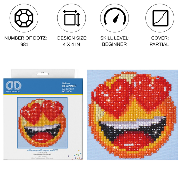 Dotz Diamond Dotz Smitten - 4.0" X 4.0"