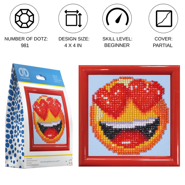 Dotz Diamond Dotz Smitten With Frame - 4.0" X 4.0"