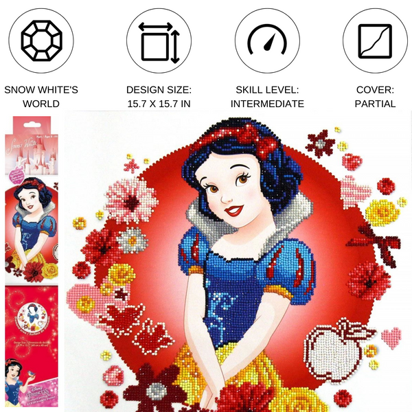 Dotz Diamond Dotz Snow White's World - 15.8" X 15.8"