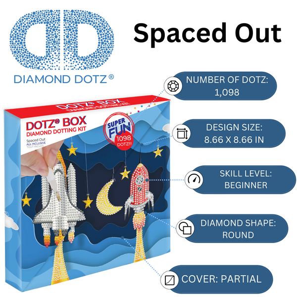 Dotz Diamond Dotz Spaced Out - 8.7" X 8.7"