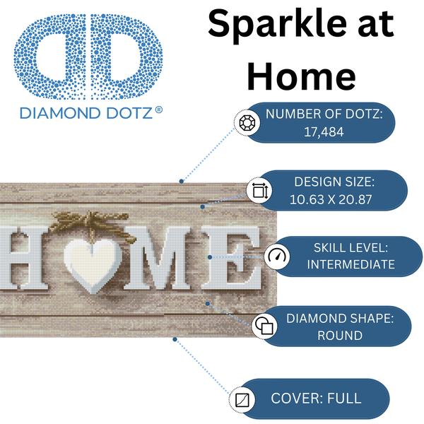 Dotz Diamond Dotz Sparkle At Home - 10.6" X 20.9"