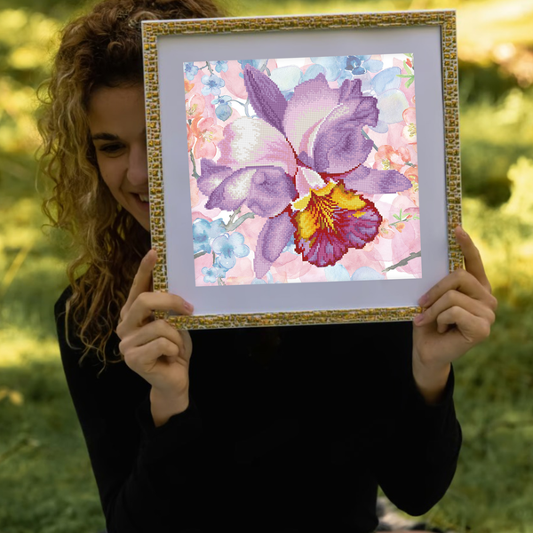 Dotz Diamond Dotz Sparkle Garden Mauve - 12.0" X 12.0"