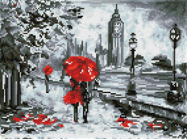 dotz Diamond Dotz Splash of Red - 15.8" x 11.8"