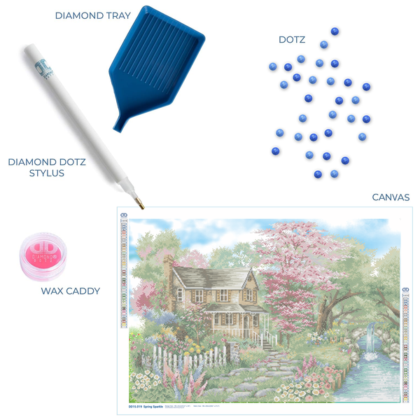 Dotz Diamond Dotz Spring Sparkle - 35.4" X 24.0"