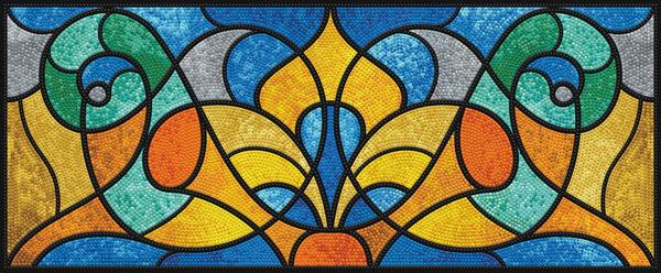 dotz Diamond Dotz Stained Glass Study - 22.8" x 9.5"