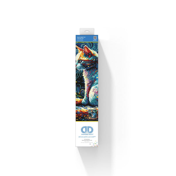 Dotz Diamond Dotz Starry Night Cat - 15.9" X 19.9"