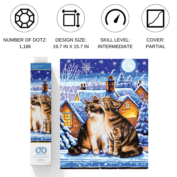 Dotz Diamond Dotz Stars & Whiskers - 15.8" X 19.7"