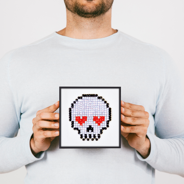 Dotz Diamond Dotz Sugar Skull - 3.0" X 3.0"