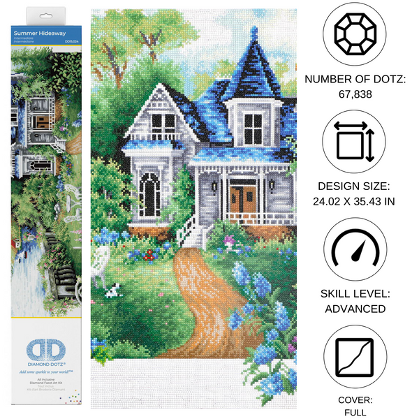 Dotz Diamond Dotz Summer Hideaway - 35.4" X 24.0"