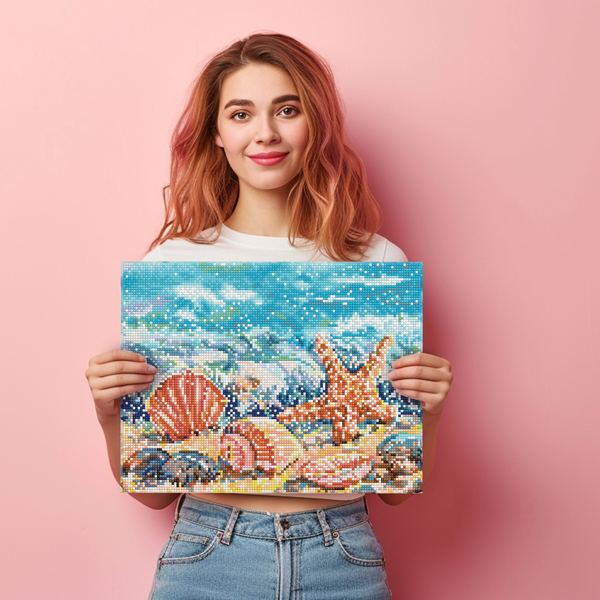 Dotz Diamond Dotz Summertime Beach - 13.8" X 10.6"