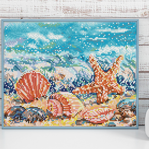 Dotz Diamond Dotz Summertime Beach - 13.8" X 10.6"